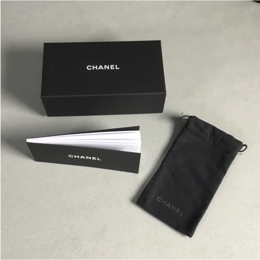 CHANEL SMALL BOX TOP LID LOGO PRINTED WITH DUST BAG LOGO PRINTED BOOK ATTACH
